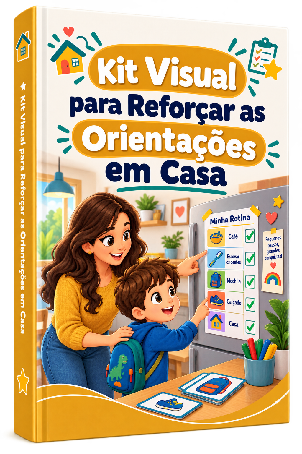 Capa do bônus 03: Kit Visual para Reforçar as Orientações em Casa